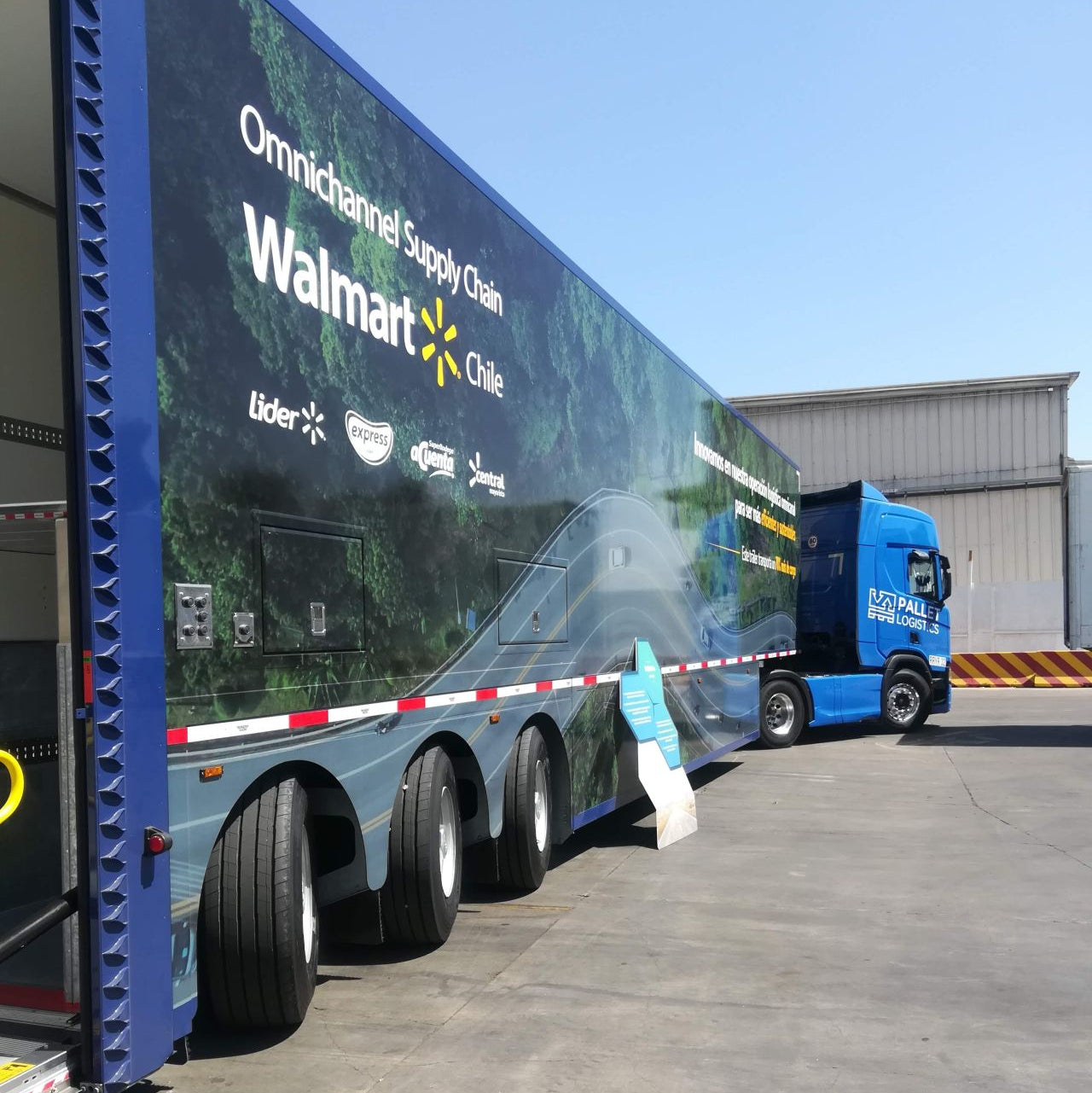 V Spoilers til SEMI trailer (Kit med 20 stk paneler.)