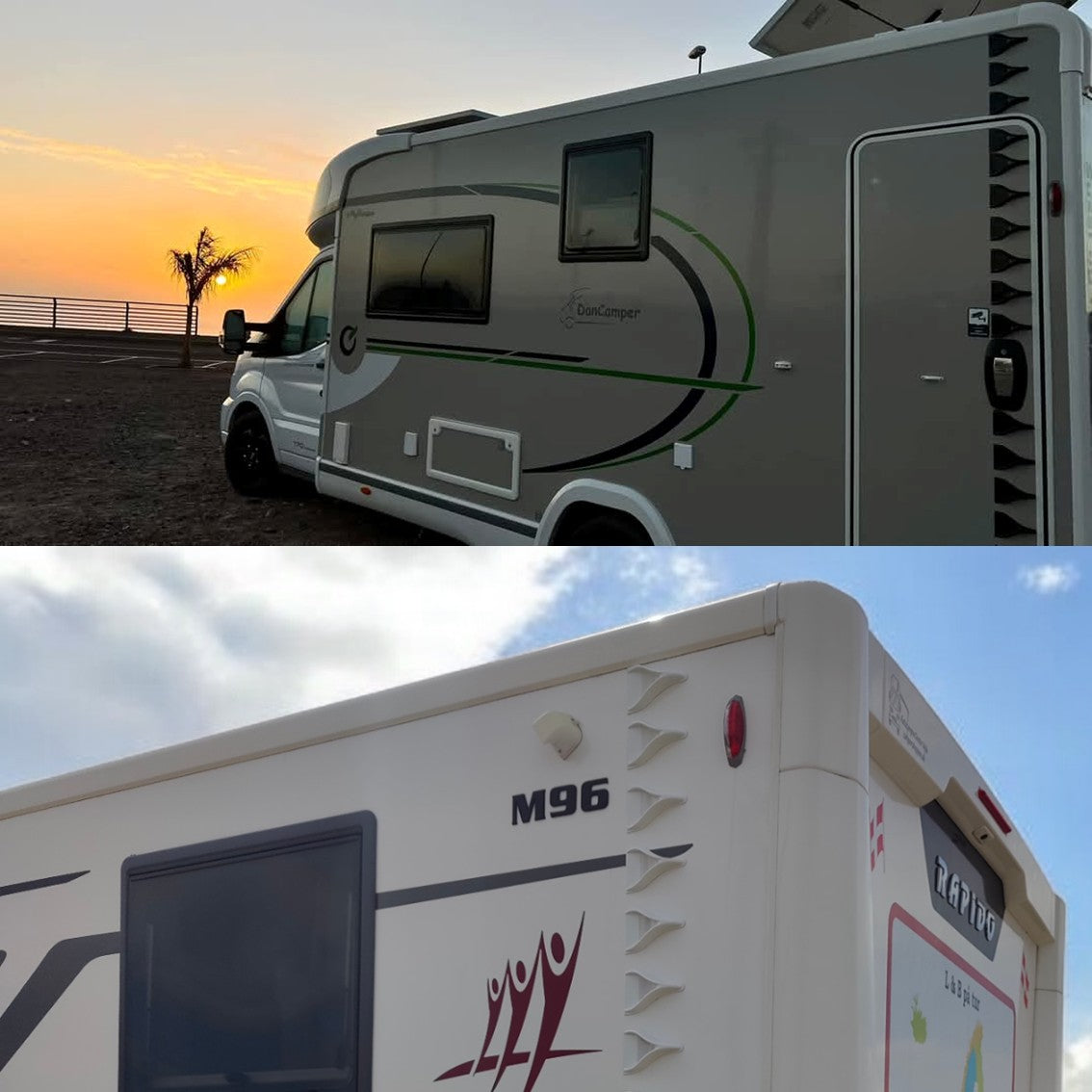 V Spoilers til autocamper (Kit med 60 stk.)